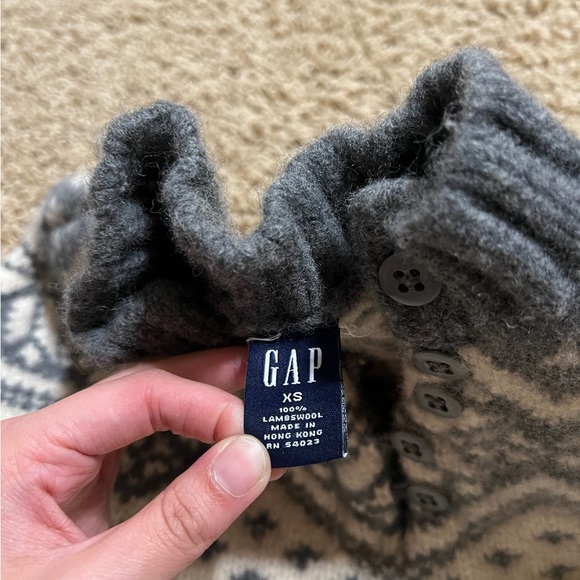 vintage gap women’s quarter zip up sweater - Picture 3 of 3